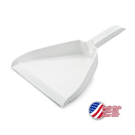 LIBMAN COMMERCIAL 10 Small Scoop Dust Pan, White, 12PK 229